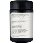 SuperFeast Deer Antler 70g jar shown from a left-side angle with a black lid and gold-detailed label on a white background.