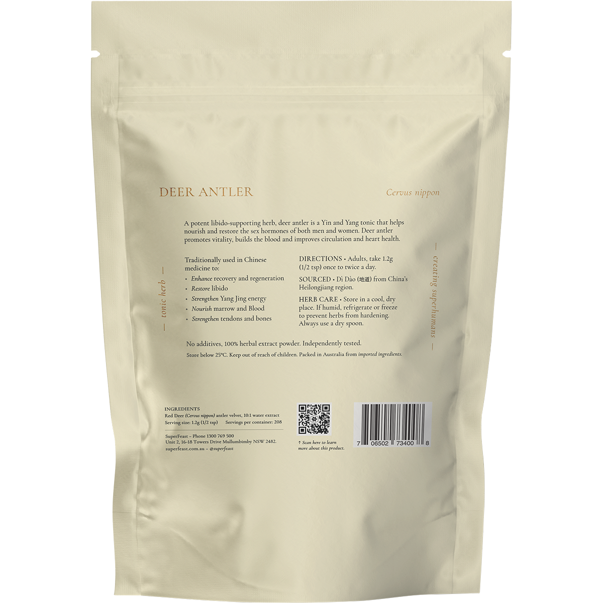 SuperFeast Deer Antler 250g