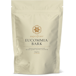 250g bag of SuperFeast Eucommia Bark extract powder for kidney energy, bone, and joint support.