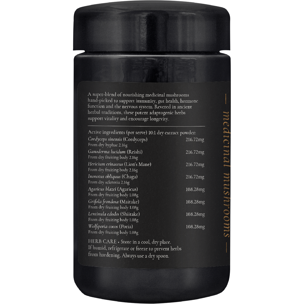 SuperFeast Mason's Mushrooms Immune & Gut Tonic 100g