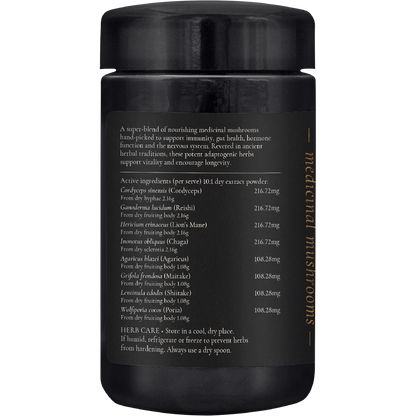 SuperFeast Mason's Mushrooms Immune & Gut Tonic 100g