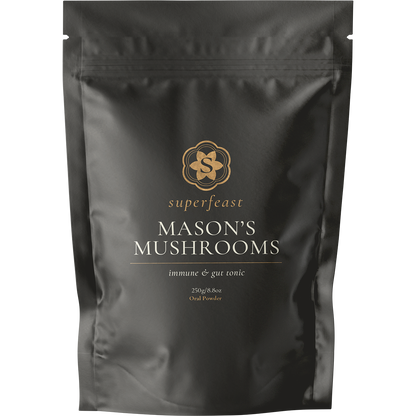 SuperFeast Mason's Mushrooms Immune & Gut Tonic 250g