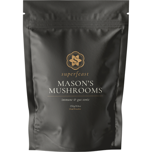 SuperFeast Mason's Mushrooms Immune & Gut Tonic 250g