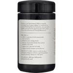 SuperFeast MSM 160g jar with a black label, viewed from the left on a white background.