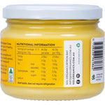 Sol Organics Coconut Oil and Ghee 275g jar shown from a left-side angle on a white background.
