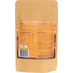 Back of Sol Organics Mushroom Magic 100g bag with nutrition facts, ingredients, and preparation instructions.