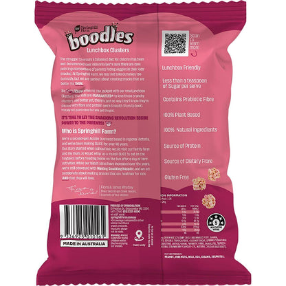 Springhill Farm Boodles Lunchbox Clusters Strawberry 65g