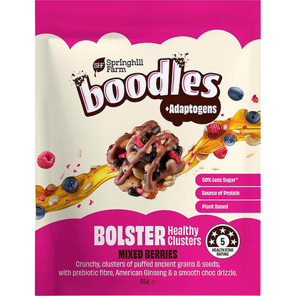Springhill Farm Boodles Healthy Clusters BOLSTER Mixed Berries 65g