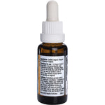 The back of a Solutions 4 Health Oil of Wild Oregano 25ml bottle showing directions and ingredients on a white background.