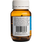 Solutions 4 Health Oil of Wild Oregano 60 capsules bottle shown from a side angle on a white background.