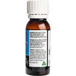 Right side of Solutions 4 Health Wild Oregano and Black Seed Oil 50ml bottle showing product benefits and directions.