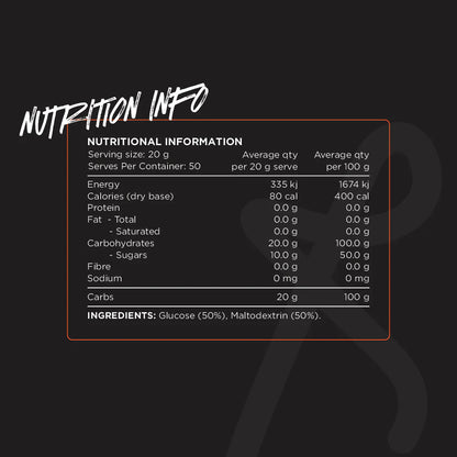 Switch Nutrition Carbs 100% Pure Carbohydrates Unflavoured 1kg