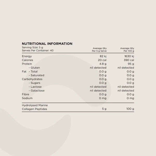 Switch Nutrition Marine Collagen 100% Pure Unflavoured 200g