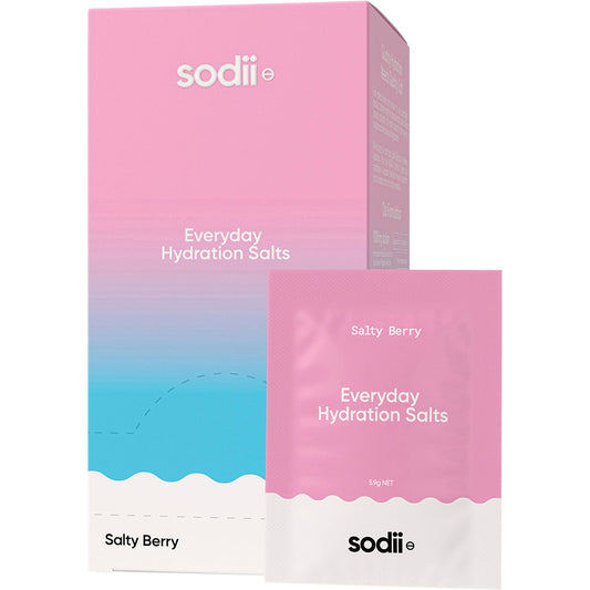 Sodii Everyday Hydration Salts Salty Berry 30 Pack