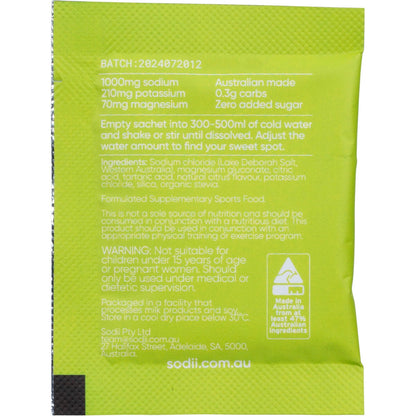 Sodii Everyday Hydration Salts Salty Citrus 30 Pack