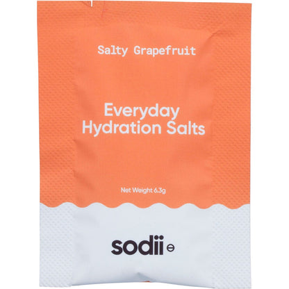 Sodii Everyday Hydration Salts Salty Grapefruit 30 Pack