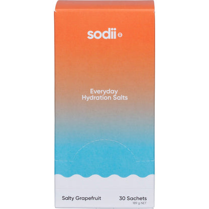 Sodii Everyday Hydration Salts Salty Grapefruit 30 Pack