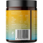 Back of Sodii Salty Pineapple 185g tub showing nutritional information and ingredients on a white background.