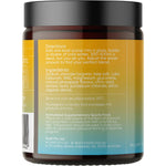 Side view of a Sodii Salty Pineapple 185g tub highlighting key benefits and the Australian Made logo.