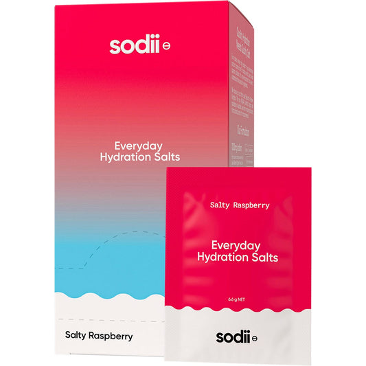 Sodii Everyday Hydration Salts Salty Raspberry 30 Pack