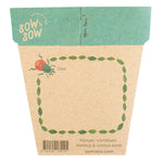 Back of a Sow n Sow Garden Wonderland seed packet with botanical illustrations and planting instructions.