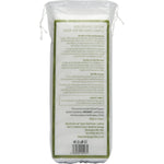 Back of Simply Gentle Organic Cotton Pleat 100g packaging with product information and Soil Association logo.