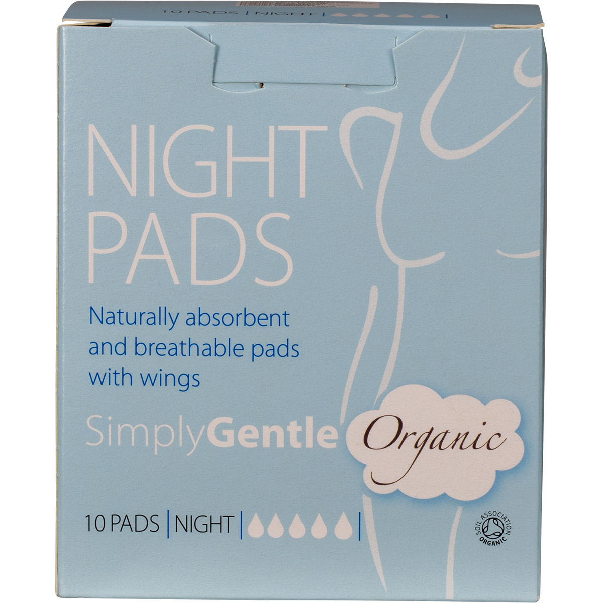 SIMPLY GENTLE ORGANIC Night Pads 10pcs