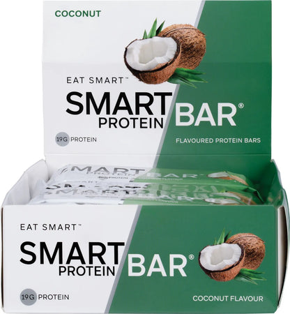 Smart Protein Bar Coconut Flavour Protein Bar 60g (Pack of 12)