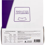 Back of Smart Protein Bar Latte box with nutrition facts, ingredients list, and 12 x 60g pack information.