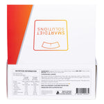 Back of a Mango Cream Smart Protein Bar 12-pack box with nutrition facts, ingredients, and storage instructions.