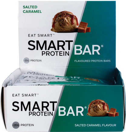 Smart Protein Bar Salted Caramel Flavour Protein Bar 60g (Pack of 12)