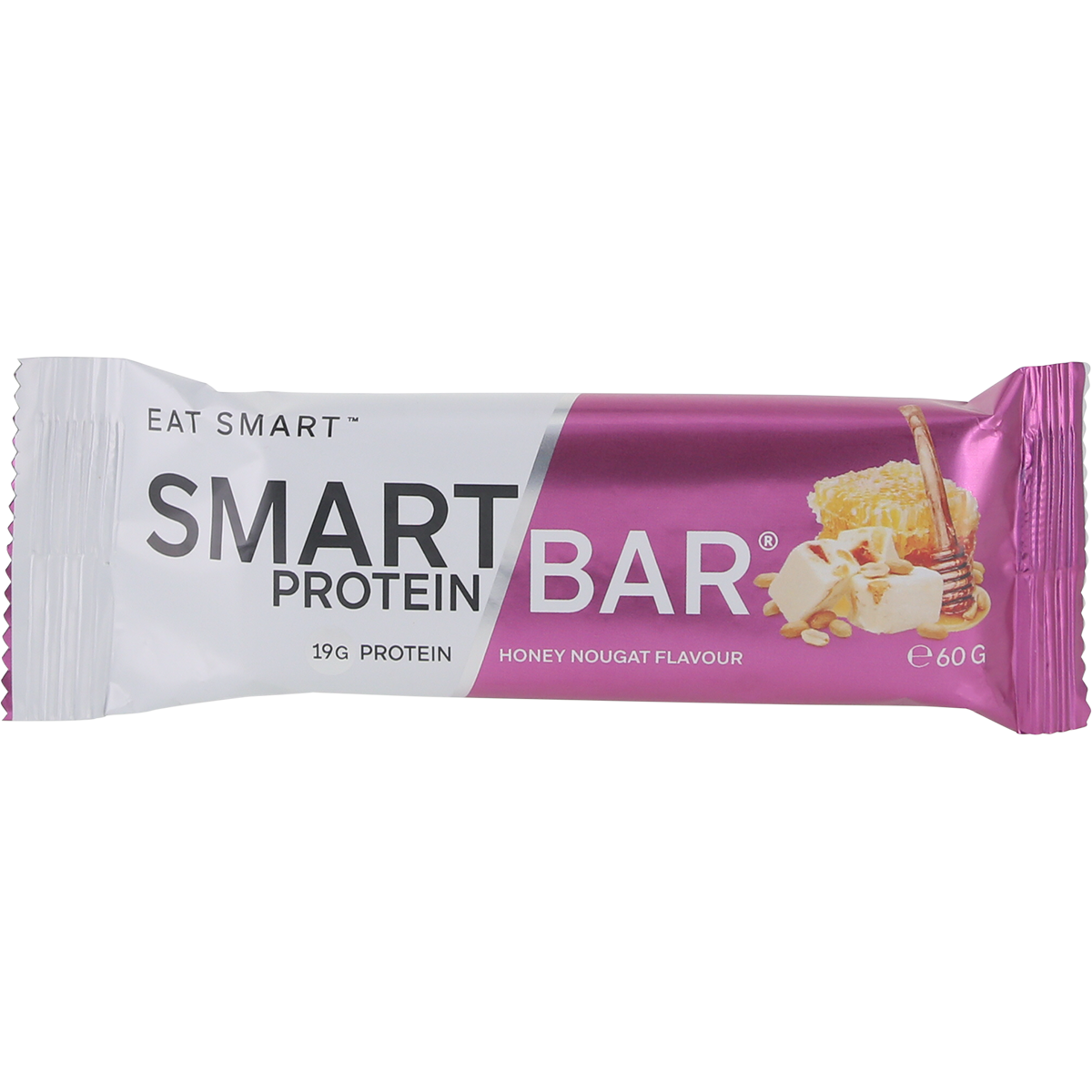 Smart Protein Bar Honey Nougat Protein Bar 60g (Pack of 12)
