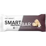 Vanilla Nougat Smart Protein Bar in a 60g white and blue wrapper on a white background.