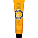 White and yellow 120g tube of SunButter SPF50 Original mineral sunscreen with a blue and orange logo.
