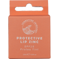 SunButter SPF15 Protea Lip Zinc 15ml pink circular tin with a floral protea illustration on the lid.