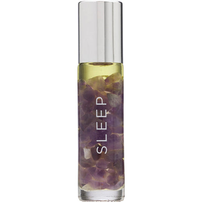 Summer Salt Body Essential Oil Roller 24K Gold Sleep Amethyst 10ml