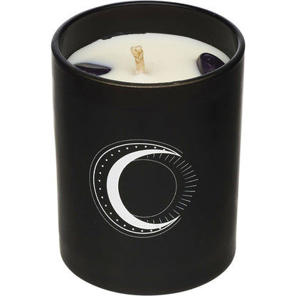 Summer Salt Body Crystal Infused Soy Candle Amethyst Sandalwood & Vanilla