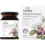 Sunraysia Prune Extract Tonic 340g jar with more than 70 Californian prunes, supporting natural digestive regularity.