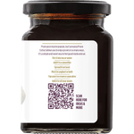 Right side of Sunraysia Prune Extract 340g jar showing product benefits, 100% natural claim, and a barcode.