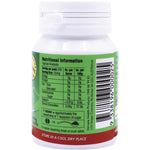 Right side of a Nirvana Organics Stevia 250 Tablets bottle showing natural sweetener labels on a white background.