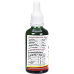 Nirvana Organics Liquid Stevia Lemon 50ml bottle with yellow label and dropper shown at an angle.