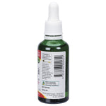 Nirvana Organics 50ml Liquid Stevia Banana bottle angled to the right on a white background.