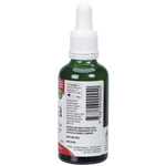 Right side of Nirvana Organics Liquid Stevia Cola 50ml bottle showing ingredients and product information.