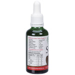 Nirvana Organics Liquid Stevia Coffee 50ml bottle with a dropper lid, shown from a side angle with a brown label.