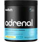 150g tub of Switch Nutrition Adrenal Magnesium Support Formula in Lemonade flavor on a white background.