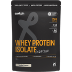 750g tub of Switch Nutrition Perform Vanilla Whey Protein Isolate with HASTA certification.