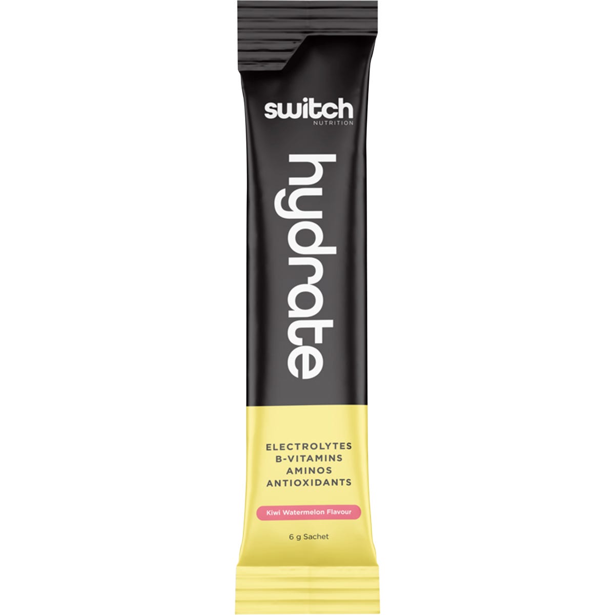 Switch Nutrition Hydrate Electrolytes No Added Sugar Kiwi Watermelon 6g (Pack of 20)