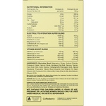 Back of Switch Nutrition Hydrate Orange Crush 20-pack box with nutrition facts, ingredients, and directions for use.