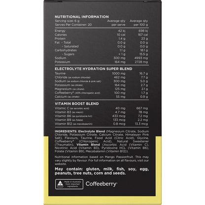 Switch Nutrition Hydrate Electrolytes No Added Sugar Assorted Flavours 6g (Pack of 20)