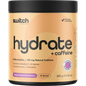 300g tub of Switch Nutrition Hydrate + Caffeine Mango Passionfruit electrolyte and hydration powder.